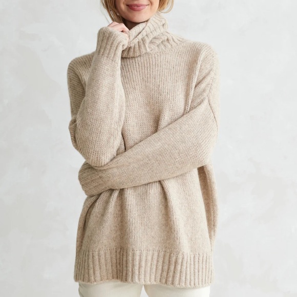 Jenni kayne Alpaca Cocoon Turtleneck